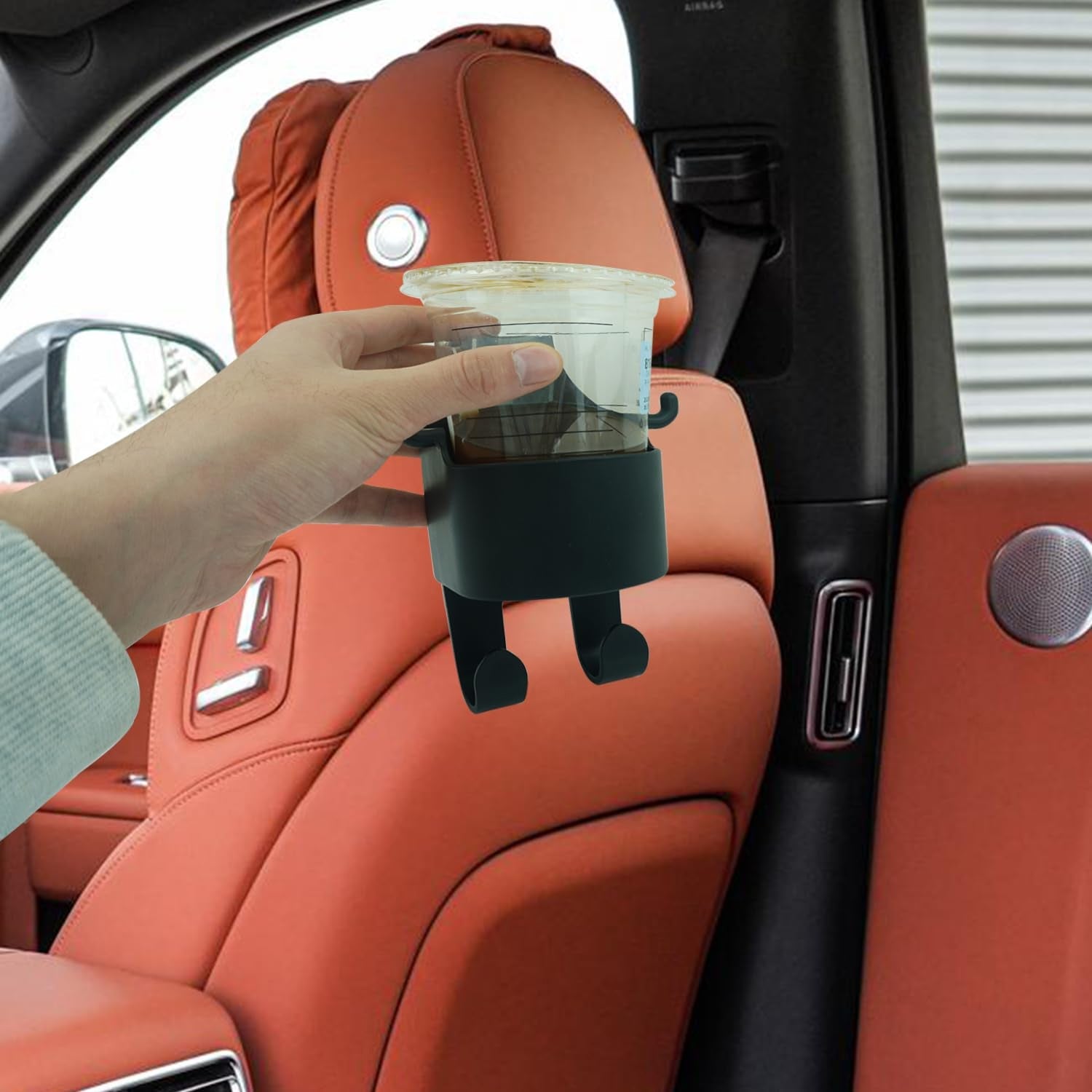 8548 Car Headrest Backseat Organizer, 3 in 1 Automotive Cell Phone Drink cupholder Adapter with Headrest Hooks for Kids and Adults, Multifunctional Storage for Car Travel Accessories 8548 Car Headrest Backseat Organizer, 3 in 1 Automotive Cell Phone Drink cupholder Adapter with Headrest Hooks for Kids and Adults, Multifunctional Storage for Car Travel Accessories